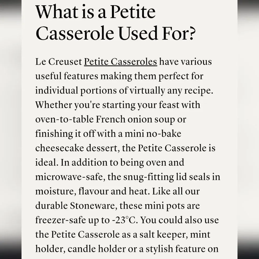 Le Creuset 10cm Petit Round Cocotte-‎ Carmin